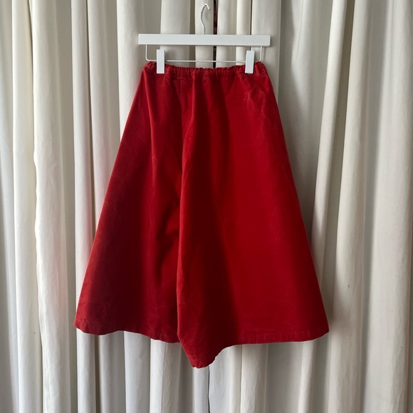 Vintage Long Red Canvas Shorts XS/S - Picture 3 of 6